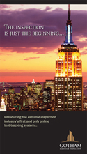 Introducing the elevator inspection industry's first and only online test-tracking system...